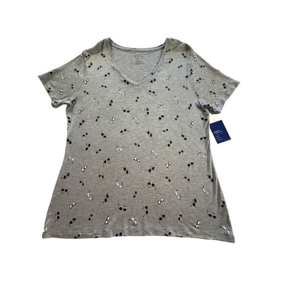 Apt. 9 WOMEN’S XLARGE Essential V-Neck Tee - Picture 1 of 7